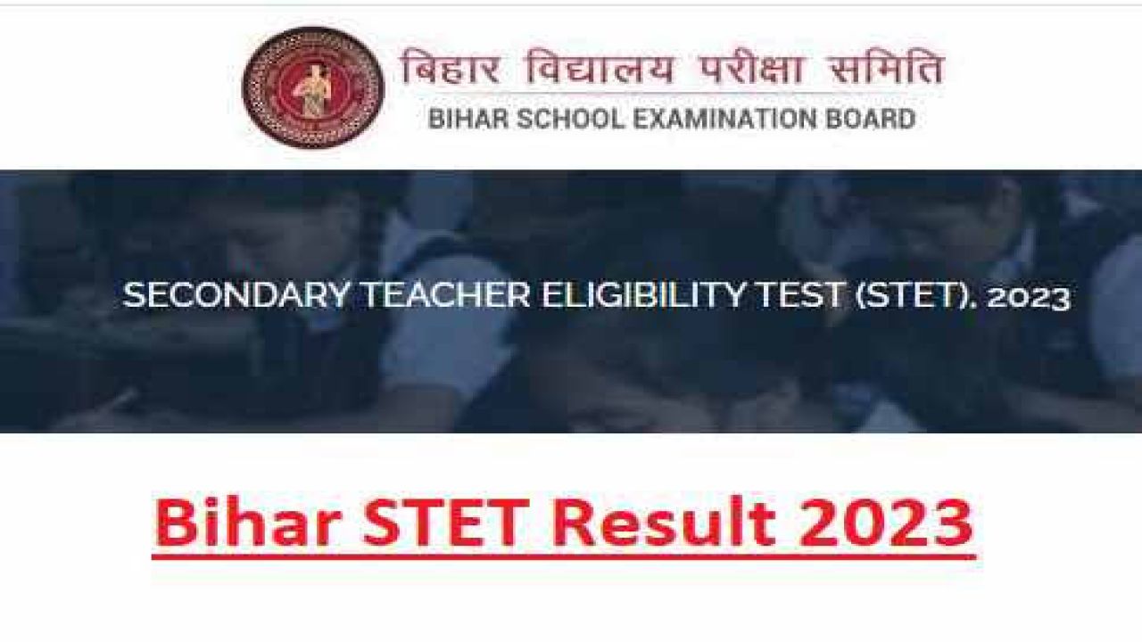 Bihar STET Result 2023