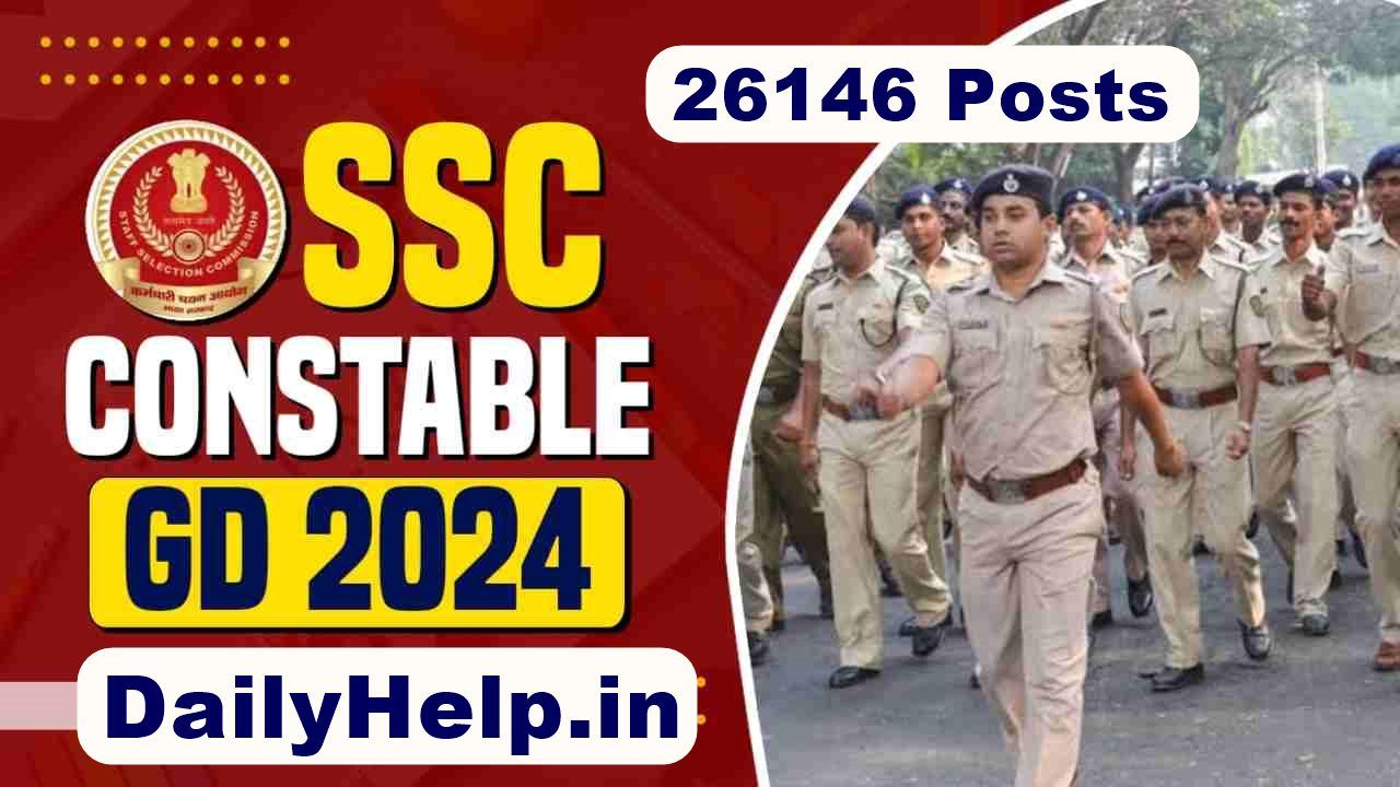 SSC Constable GD Vacancy 2024
